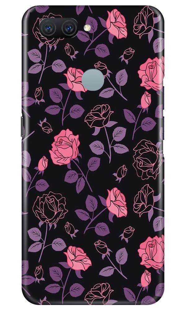 Rose Black Background Mobile Back Case for Oppo A11K (Design - 27) Rose Black Background Case for Oppo A11K