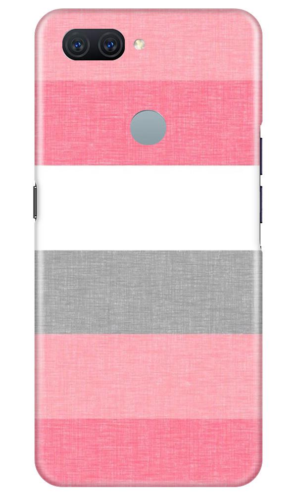 Pink white pattern Mobile Back Case for Oppo A11K (Design - 55) Pink white pattern Case for Oppo A11K