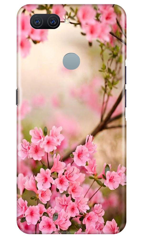 Pink flowers Mobile Back Case for Oppo A11K (Design - 69) Pink flowers Case for Oppo A11K