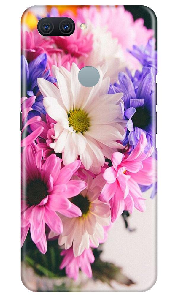 Coloful Daisy Mobile Back Case for Oppo A11K (Design - 73) Coloful Daisy Case for Oppo A11K