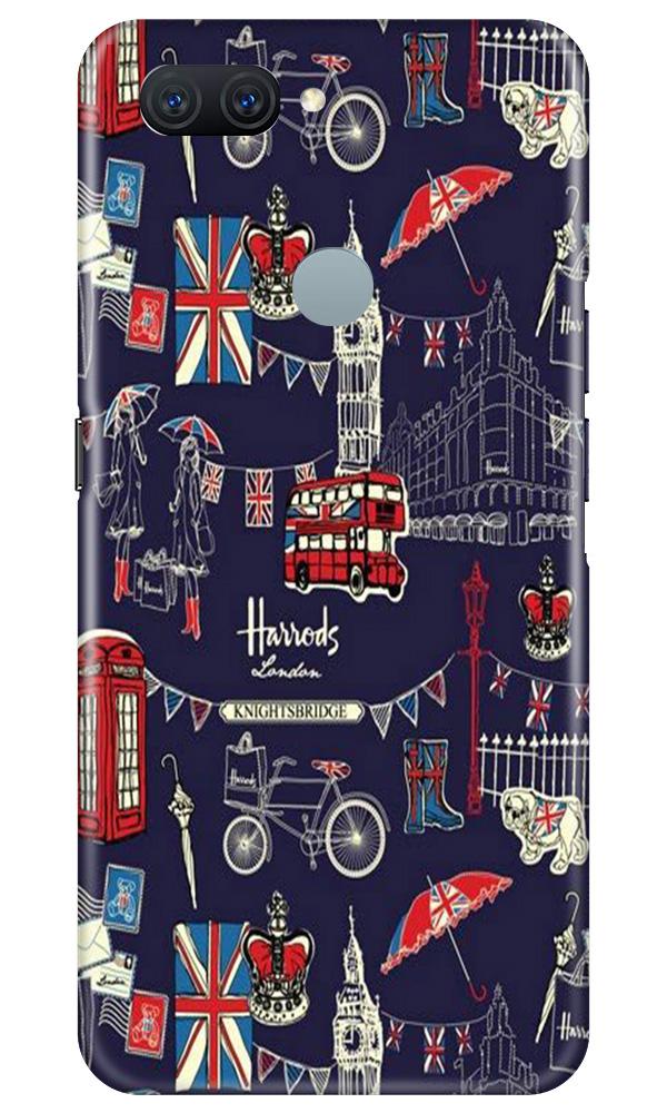 Love London Mobile Back Case for Oppo A11K (Design - 75) Love London Case for Oppo A11K