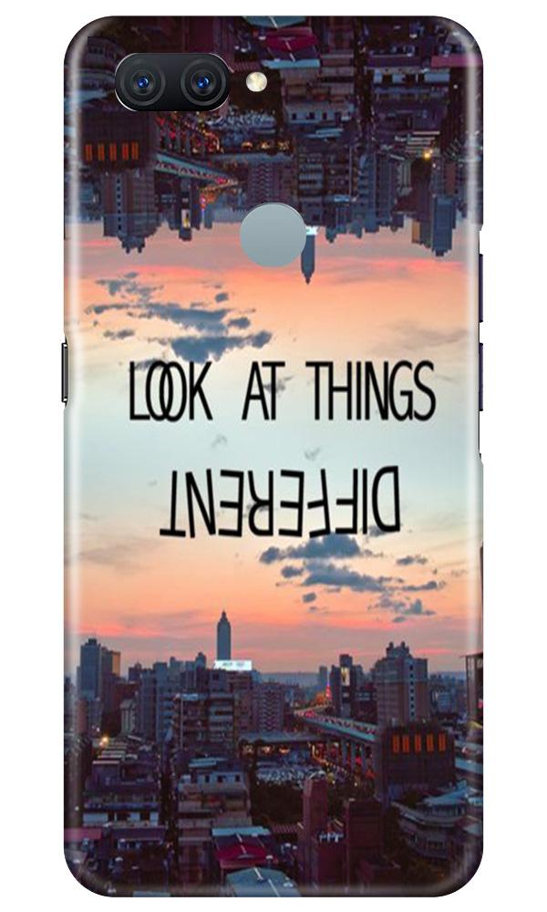 Look at things different Mobile Back Case for Oppo A11K (Design - 99) Look at things different Case for Oppo A11K