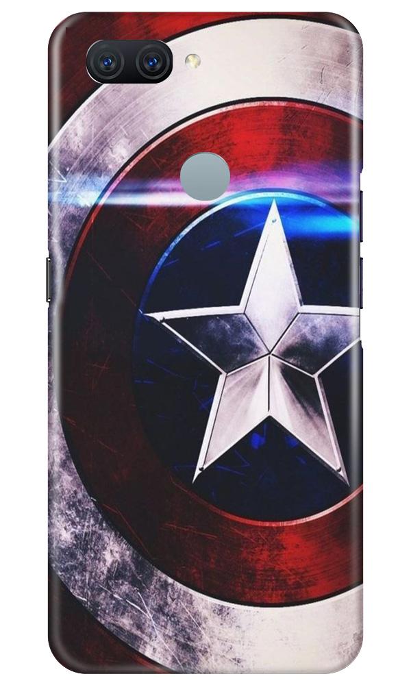 Captain America Shield Mobile Back Case for Oppo A11K (Design - 250) Captain America Shield Case for Oppo A11K (Design No. 250)