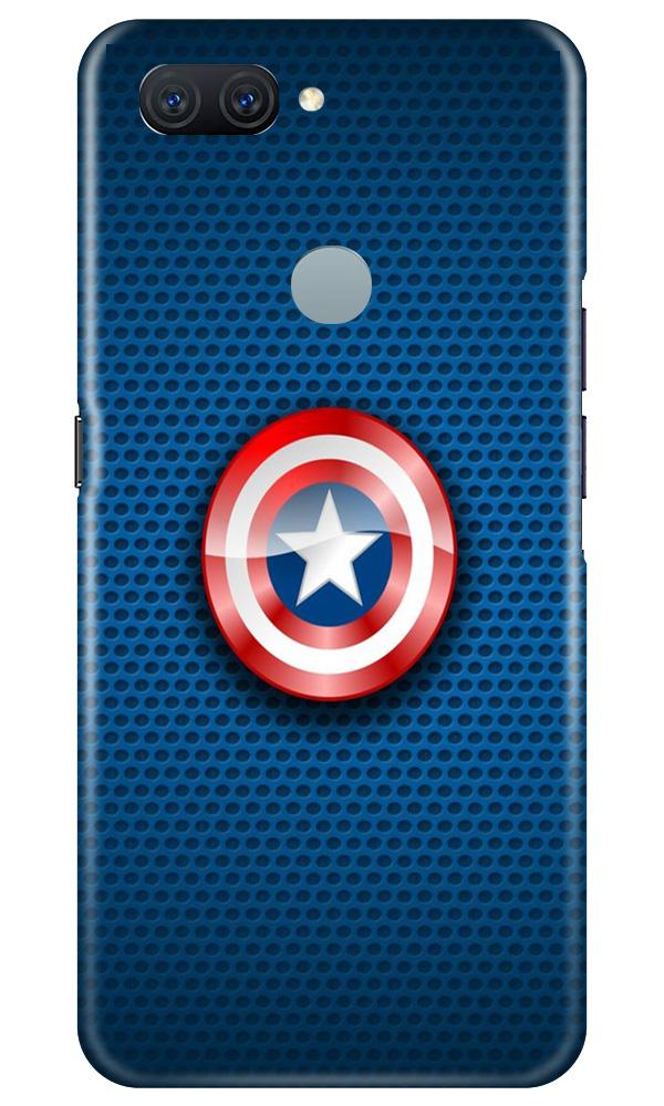 Captain America Shield Mobile Back Case for Oppo A11K (Design - 253) Captain America Shield Case for Oppo A11K (Design No. 253)