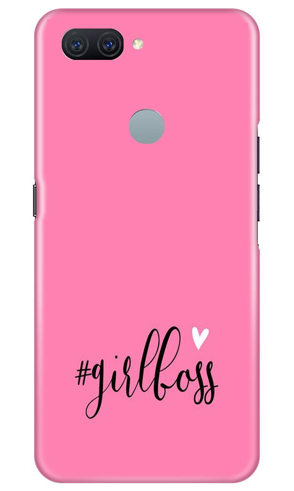 Girl Boss Pink Mobile Back Case for Oppo A11K (Design - 269) Girl Boss Pink Case for Oppo A11K (Design No. 269)