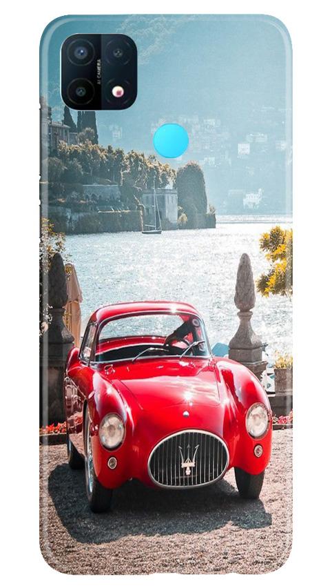 Vintage Car Mobile Back Case for Oppo A15 (Design - 51) Vintage Car Case for Oppo A15