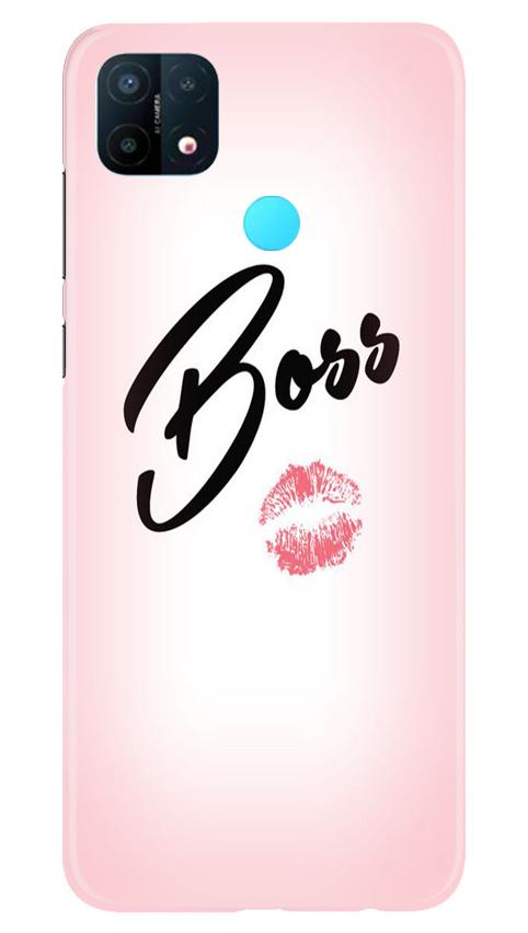 Boss Mobile Back Case for Oppo A15 (Design - 59) Boss Case for Oppo A15