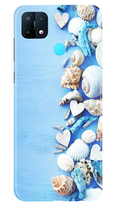 Sea Shells2 Mobile Back Case for Oppo A15 (Design - 64) Sea Shells2 Case for Oppo A15
