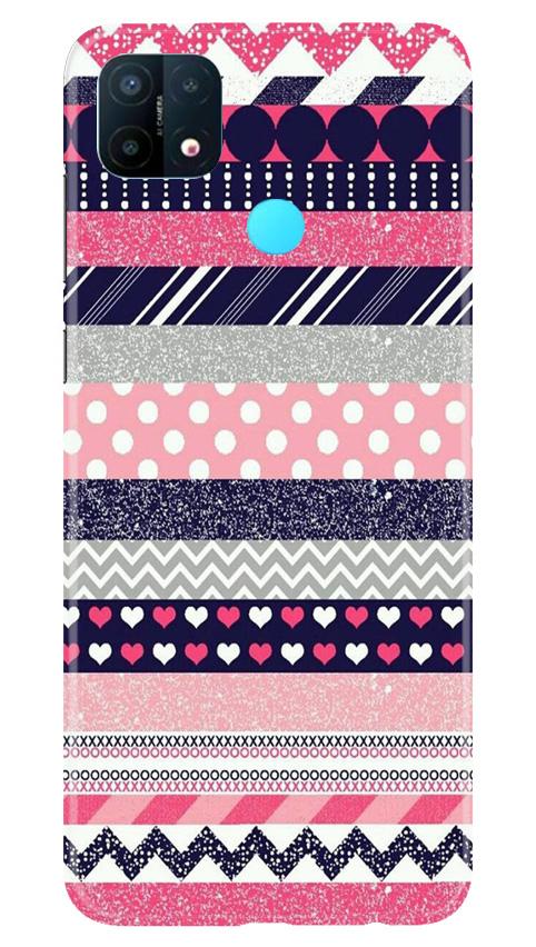Pattern3 Mobile Back Case for Oppo A15 (Design - 90) Pattern3 Case for Oppo A15