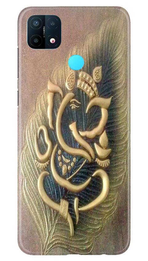 Lord Ganesha Mobile Back Case for Oppo A15 (Design - 100) Lord Ganesha Case for Oppo A15