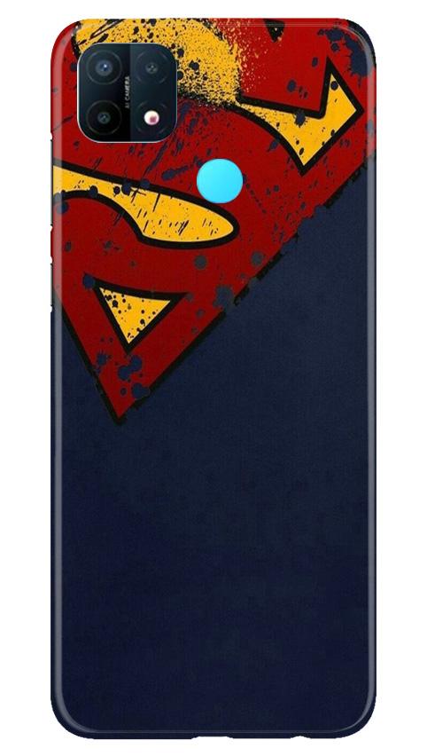 Superman Superhero Mobile Back Case for Oppo A15 (Design - 125) Superman Superhero Case for Oppo A15 (Design - 125)