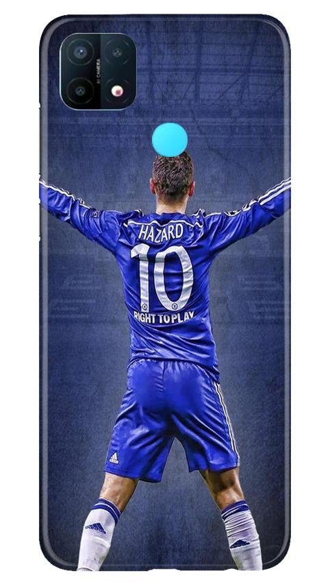 Hazard Mobile Back Case for Oppo A15 (Design - 164) Hazard Case for Oppo A15 (Design - 164)