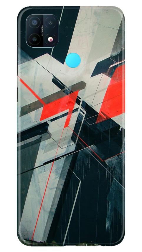 Modern Art Mobile Back Case for Oppo A15 (Design - 231) Modern Art Case for Oppo A15 (Design No. 231)