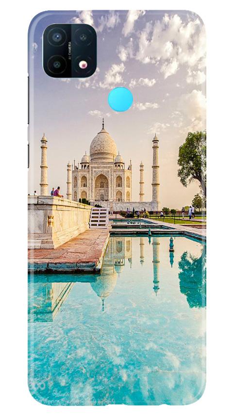 Taj Mahal Mobile Back Case for Oppo A15 (Design - 297) Taj Mahal Case for Oppo A15 (Design No. 297)
