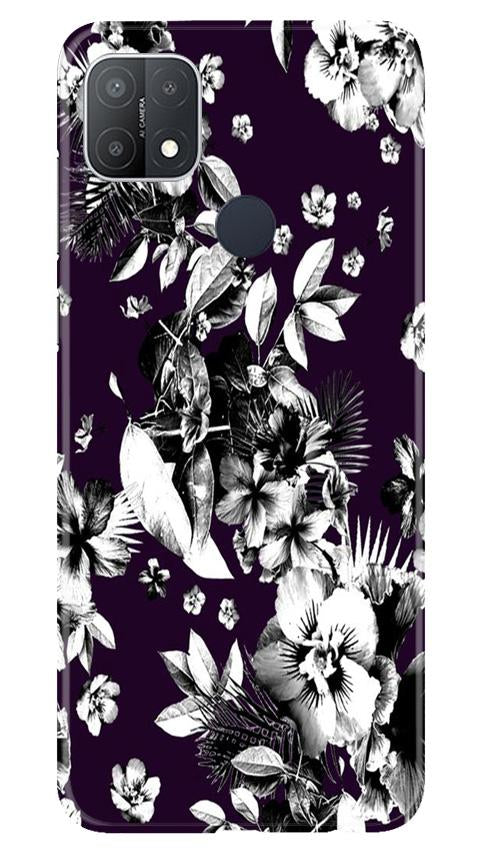 white flowers Mobile Back Case for Oppo A15s (Design - 7) white flowers Case for Oppo A15s