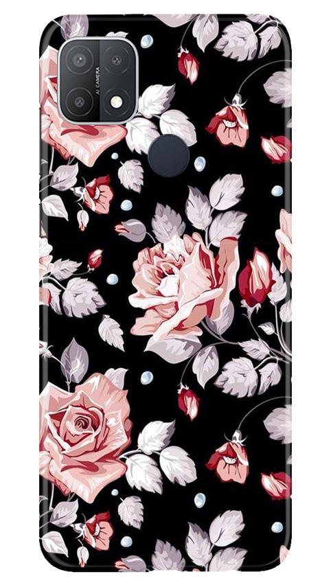 Pink rose Mobile Back Case for Oppo A15s (Design - 12) Pink rose Case for Oppo A15s