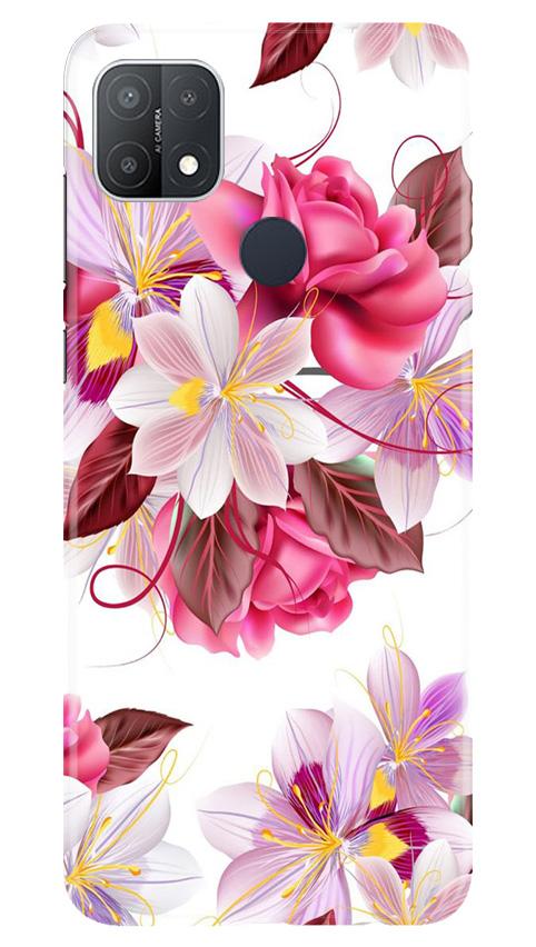 Beautiful flowers Mobile Back Case for Oppo A15s (Design - 23) Beautiful flowers Case for Oppo A15s