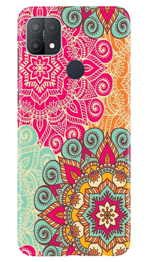 Rangoli art2 Mobile Back Case for Oppo A15s (Design - 29) Rangoli art2 Case for Oppo A15s