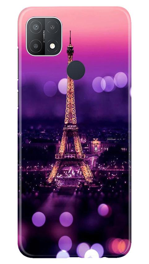 Eiffel Tower Mobile Back Case for Oppo A15s (Design - 86) Eiffel Tower Case for Oppo A15s