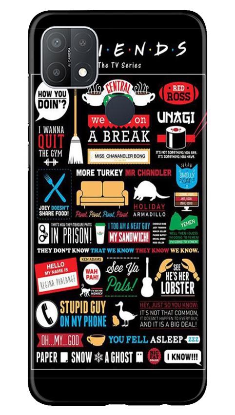 Friends Mobile Back Case for Oppo A15s (Design - 145) Friends Case for Oppo A15s (Design - 145)