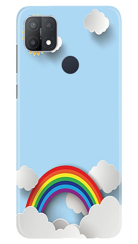 Rainbow Mobile Back Case for Oppo A15s (Design - 225) Rainbow Case for Oppo A15s (Design No. 225)