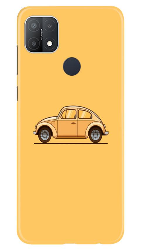 Vintage Car Mobile Back Case for Oppo A15s (Design - 262) Vintage Car Case for Oppo A15s (Design No. 262)
