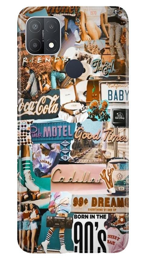 Vintage Design Mobile Back Case for Oppo A15s (Design - 284) Vintage Design Case for Oppo A15s (Design No. 284)