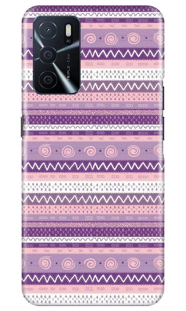 Zigzag line pattern3 Mobile Back Case for Oppo A16 (Design - 11) Zigzag line pattern3 Case for Oppo A16