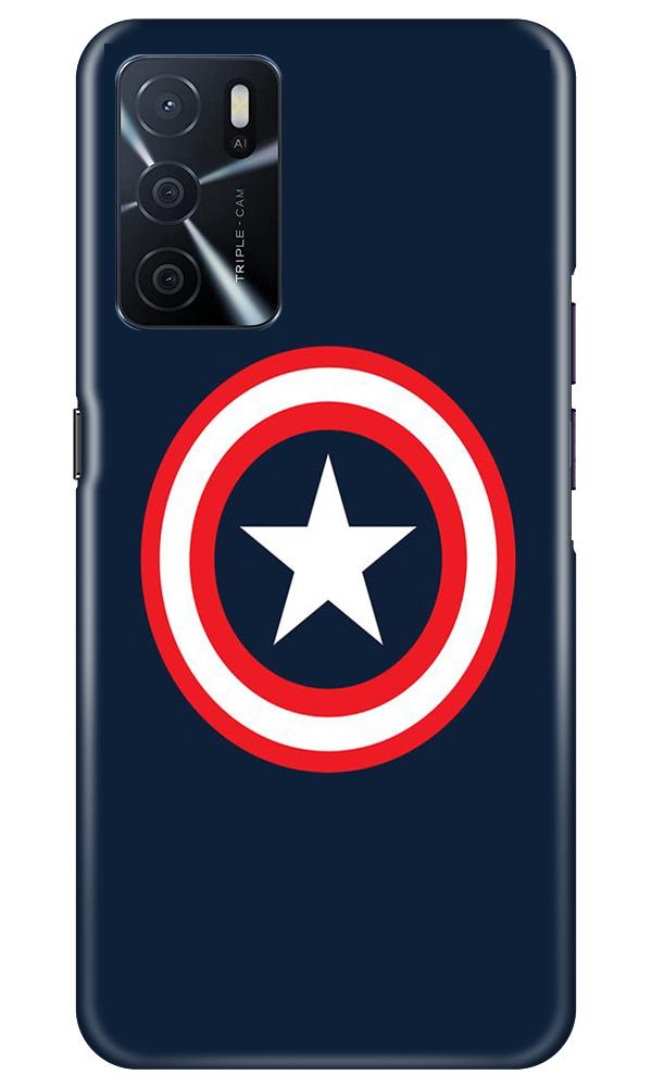 Captain America Mobile Back Case for Oppo A16 (Design - 42) Captain America Case for Oppo A16