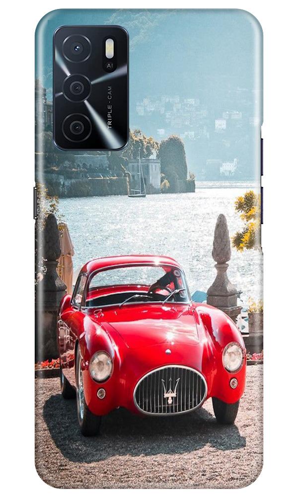 Vintage Car Mobile Back Case for Oppo A16 (Design - 51) Vintage Car Case for Oppo A16