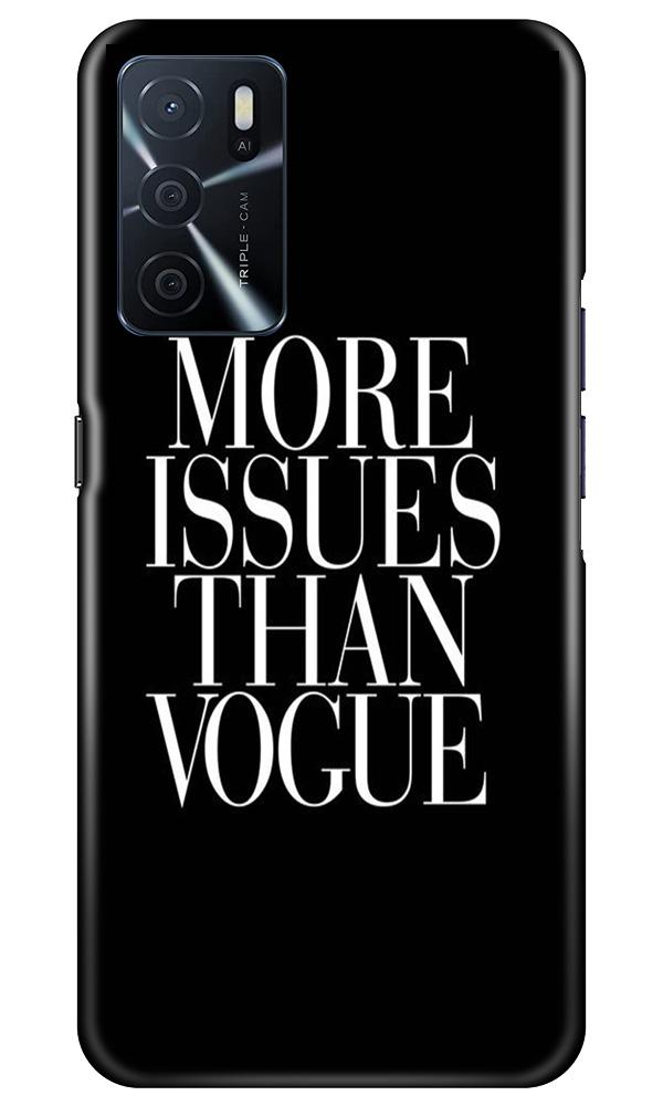 More Issues than Vague Mobile Back Case for Oppo A16 (Design - 74) More Issues than Vague Case for Oppo A16