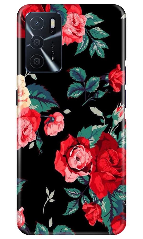 Red Rose2 Mobile Back Case for Oppo A16 (Design - 81) Red Rose2 Case for Oppo A16