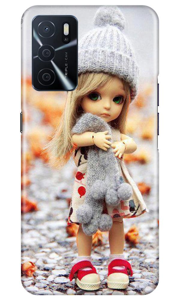 Cute Doll Mobile Back Case for Oppo A16 (Design - 93) Cute Doll Case for Oppo A16