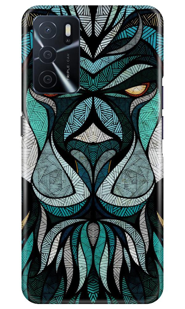 Lion Mobile Back Case for Oppo A16 (Design - 97) Lion Case for Oppo A16