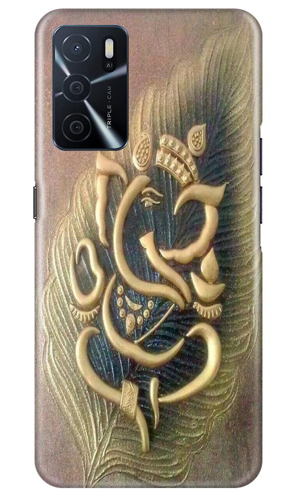 Lord Ganesha Mobile Back Case for Oppo A16 (Design - 100) Lord Ganesha Case for Oppo A16