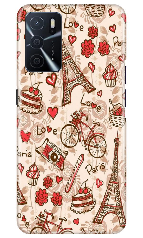 Love Paris Mobile Back Case for Oppo A16 (Design - 103) Love Paris Case for Oppo A16 (Design - 103)