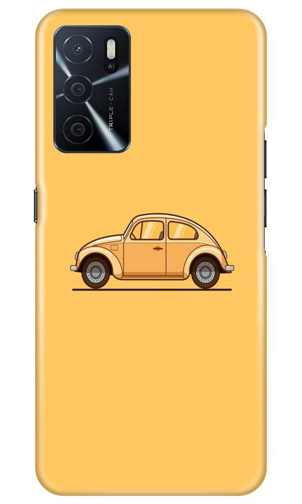 Vintage Car Mobile Back Case for Oppo A16 (Design - 262) Vintage Car Case for Oppo A16 (Design No. 262)