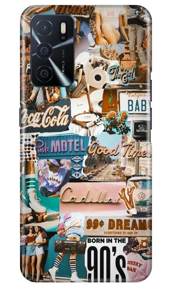 Vintage Design Mobile Back Case for Oppo A16 (Design - 284) Vintage Design Case for Oppo A16 (Design No. 284)