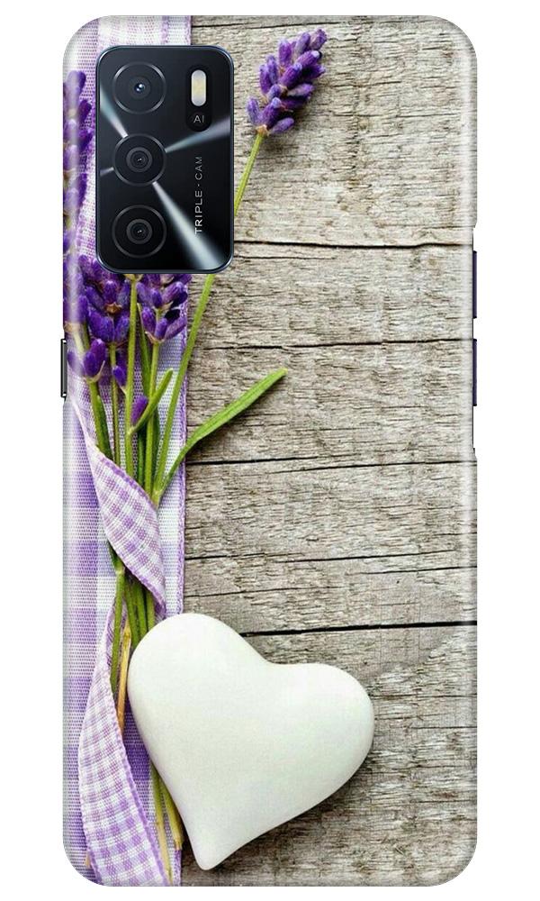 White Heart Mobile Back Case for Oppo A16 (Design - 298) White Heart Case for Oppo A16 (Design No. 298)