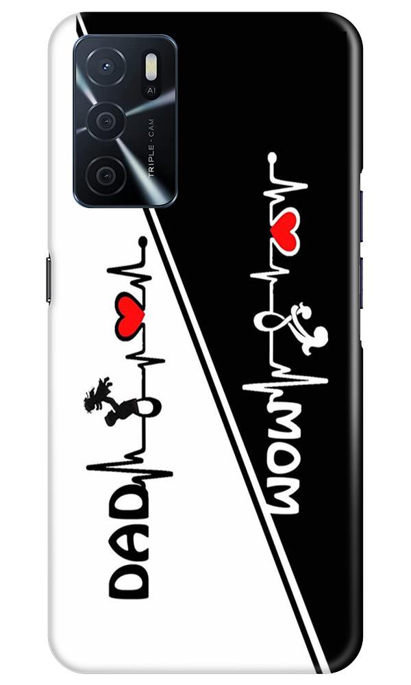 Love Mom Dad Mobile Back Case for Oppo A16 (Design - 385) Love Mom Dad Mobile Back Case for Oppo A16 (Design - 385)