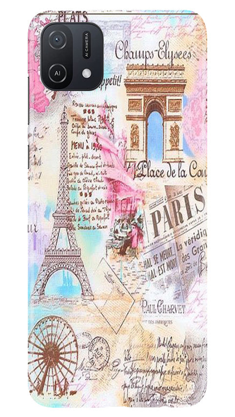 Paris Eiftel Tower Mobile Back Case for Oppo A16K (Design - 54) Paris Eiftel Tower Case for Oppo A16K