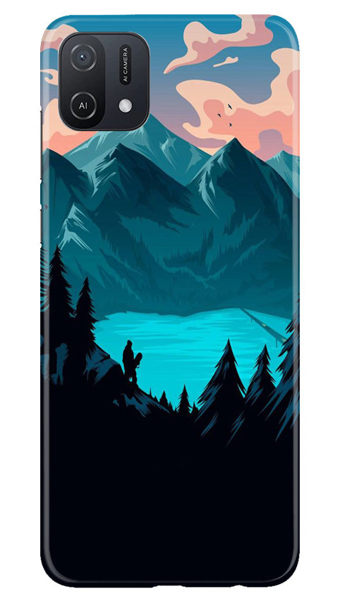 Mountains Mobile Back Case for Oppo A16K (Design - 155) Mountains Case for Oppo A16K (Design - 155)