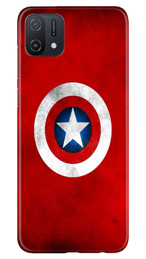 Captain America Mobile Back Case for Oppo A16K (Design - 249) Captain America Case for Oppo A16K (Design No. 218)