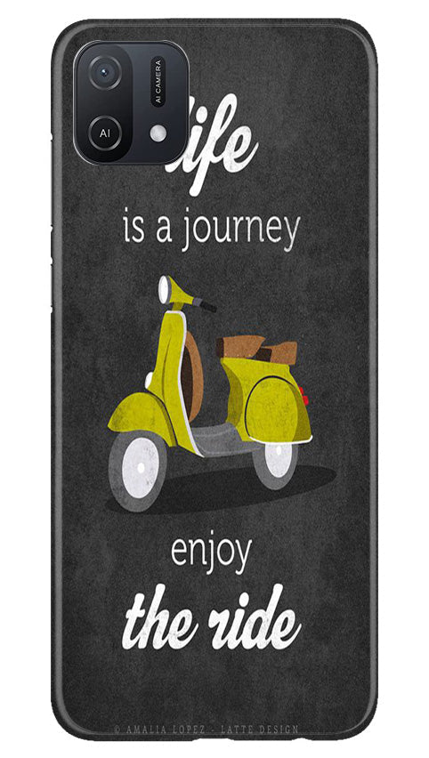 Life is a Journey Mobile Back Case for Oppo A16K (Design - 230) Life is a Journey Case for Oppo A16K (Design No. 230)