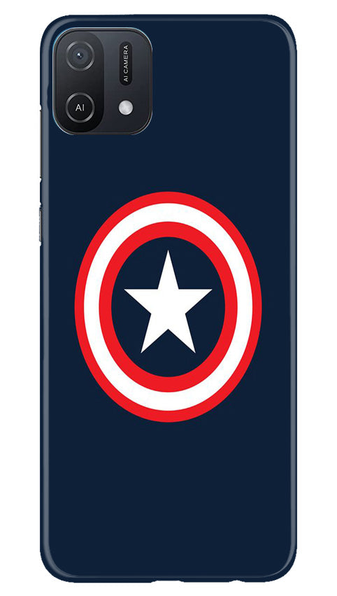 Captain America Mobile Back Case for Oppo A16e (Design - 42) Captain America Case for Oppo A16e