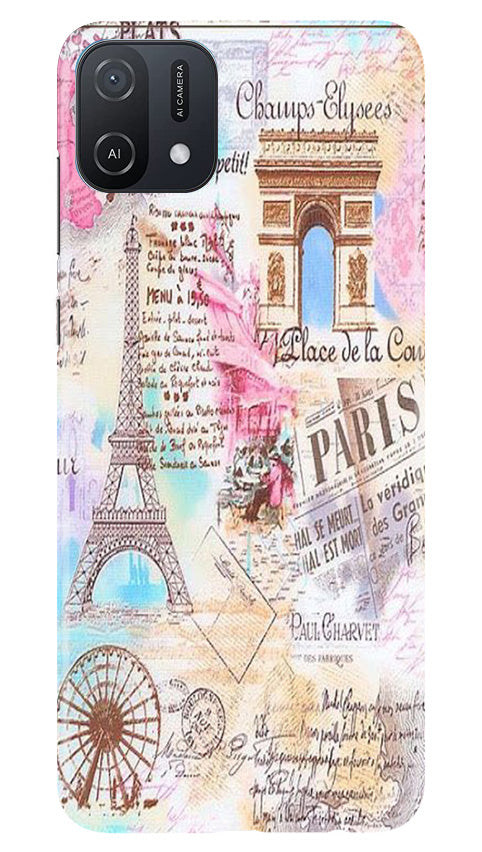 Paris Eiftel Tower Mobile Back Case for Oppo A16e (Design - 54) Paris Eiftel Tower Case for Oppo A16e