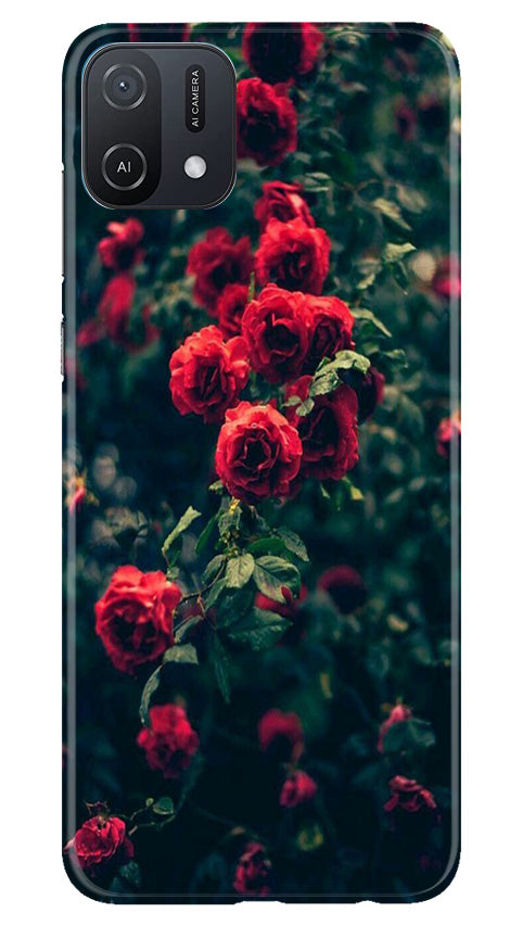 Red Rose Mobile Back Case for Oppo A16e (Design - 66) Red Rose Case for Oppo A16e