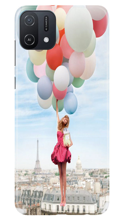 Girl with Baloon Mobile Back Case for Oppo A16e (Design - 84) Girl with Baloon Case for Oppo A16e
