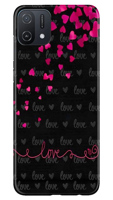 Love in Air Mobile Back Case for Oppo A16e (Design - 89) Love in Air Case for Oppo A16e