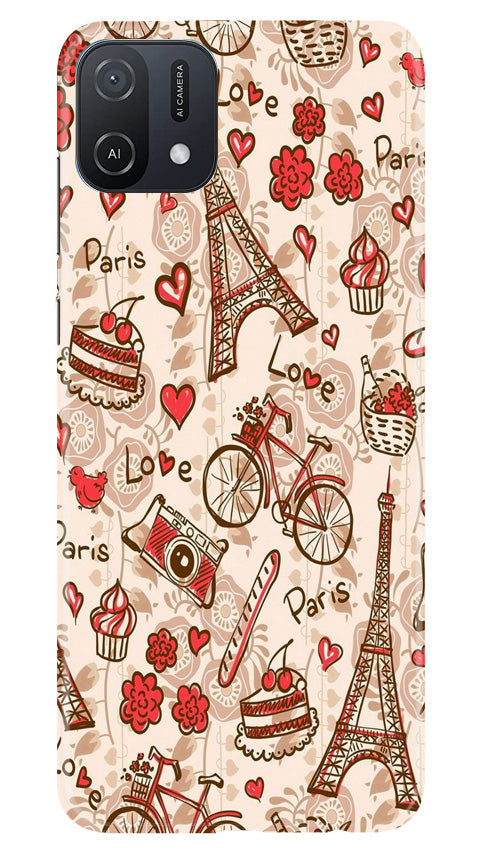 Love Paris Mobile Back Case for Oppo A16e (Design - 103) Love Paris Case for Oppo A16e (Design - 103)
